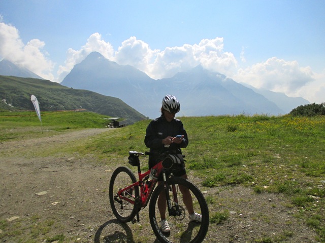 durante la traversata delle alpi del 2013